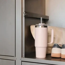 Aya&ida Wateropslag & -Zuivering|Drink- & Thermosflessen>Thermosbeker Thermocup with staw 885 ml