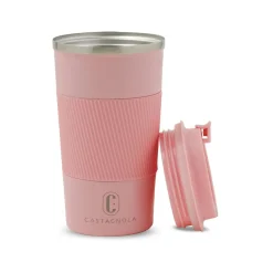 Castagnola Wateropslag & -Zuivering|Drink- & Thermosflessen<Thermosbeker To Go 510ml Roze