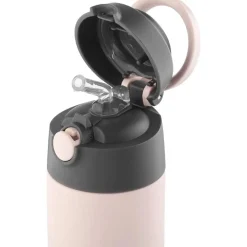 Aya&ida Wateropslag & -Zuivering|Drink- & Thermosflessen<Thermosfles Drinking Bottle Kids straw 350 Lichtroze