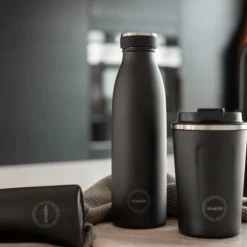 Aya&ida Wateropslag & -Zuivering|Drink- & Thermosflessen<Thermosfles Drinking Bottle 500 ml Zwart