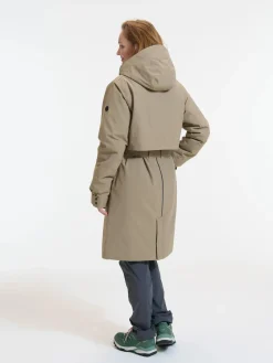 Human Nature Waterdichte Jassen|Winterjassen<Torrei - Parka dames Donkder zand