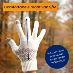 R2B Handschoenen|Handschoenen<Touchscreen Handschoenen Winter - Wit