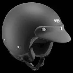 Sqiwi Motorhelmen<Touring Scooterhelm Matzwart