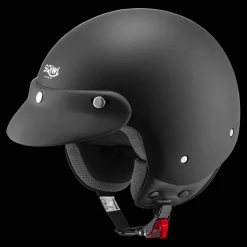 Sqiwi Motorhelmen<Touring Scooterhelm Matzwart