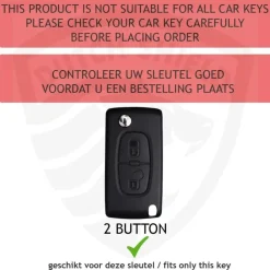Dutch Shield Autosleutelhoesjes>TPU Sleutelhoesje voor Citroën goud D2