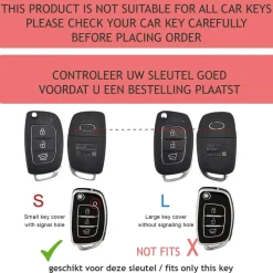 Dutch Shield Autosleutelhoesjes>TPU Sleutelhoesje voor Hyundai wit B3N
