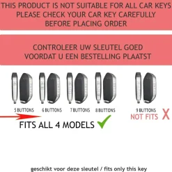 Dutch Shield Autosleutelhoesjes>TPU Sleutelhoesje voor Kia clear 561