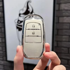 Dutch Shield Autosleutelhoesjes>TPU Sleutelhoesje voor Toyota wit A2