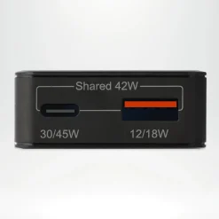 Accezz Stekkers & Kabels>Ultra Slim GaN Charger 45W - USB-A + USB-C