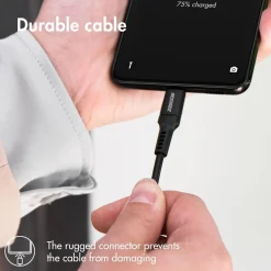 Accezz Stekkers & Kabels>USB-C naar USB-C kabel 1 meter