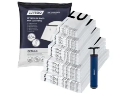 Luvego Packing Cubes>Vacuumzakken - 13 Delig - met Handpomp