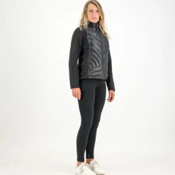 Gløde Bodywarmers<Verwarmde Bodywarmer Dames Zwart