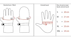 Human Nature Handschoenen|Handschoenen<Verwarmde wanten reflecterend Zwart