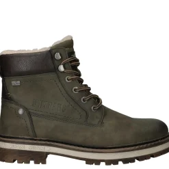 Mustang Casual Schoenen<Veterboots Heren Groen