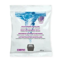 Bullstore Interieurverzorging<Vochtvanger navulling - 24x - 400 gram - lavendel