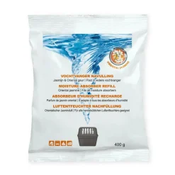 Bullstore Interieurverzorging<Vochtvanger navulling - 12x - 400 gram - jasmijn