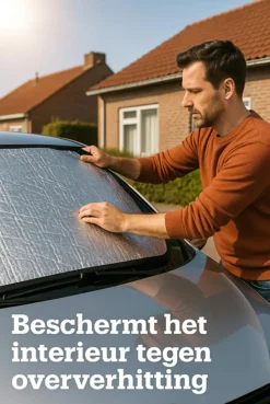 Hem Antivries Dekens<Voorruithoes 70x150 cm - Universeel Auto