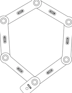Abus Fietssloten>Vouwslot Bordo Big Ugrip 5700/100