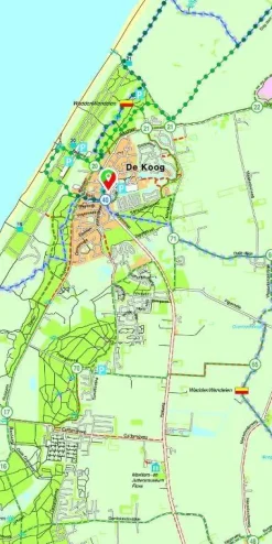 Falk Wandelkaarten|Wandelkaarten<wandel- en fietskaart 01 Texel