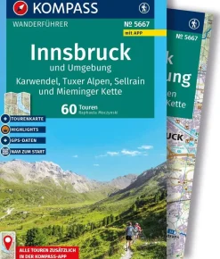 Kompass Wandelgidsen|Reisgidsen>Wandelgids WF 5667 Innsbruck und Umgebung