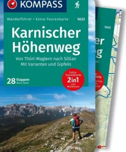 Kompass Wandelgidsen|Reisgidsen>Wandelgids WF 5633 Karnischer Höhenweg