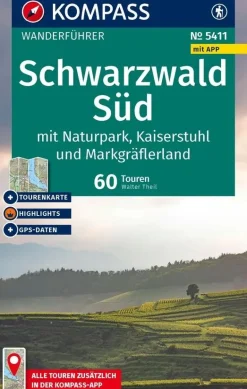 Kompass Wandelgidsen|Reisgidsen>Wandelgids WF 5411 Schwarzwald Süd