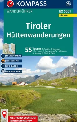 Kompass Wandelgidsen|Reisgidsen>Wandelgids WF 5651 Tiroler Hütten