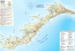 Anavasi Wandelkaarten>Wandelkaart 10.27 Amorgos
