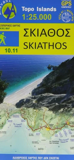 Anavasi Wandelkaarten>Wandelkaart 10.11 Skiathos