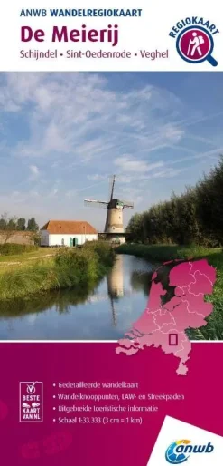 ANWB Wandelkaarten|Wandelkaarten>Wandelkaart De Meierij