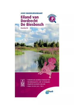 ANWB Wandelkaarten|Wandelkaarten>Wandelkaart Eiland van Dordrecht en de Biesbosch