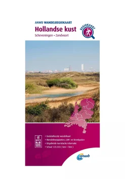 ANWB Wandelkaarten|Wandelkaarten>Wandelkaart Hollandse Kust