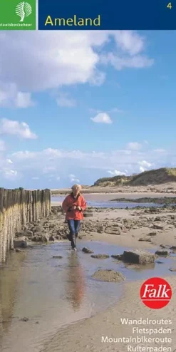Falk Wandelkaarten|Wandelkaarten<Wandelkaart SBB 04 Ameland