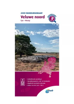 ANWB Wandelkaarten|Wandelkaarten<Wandelkaart Veluwe Noord