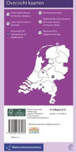 Falk Wandelkaarten|Wandelkaarten>wandelkaart- Veluwezoom en Deelerwoud