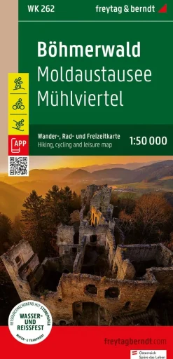 Freytag & Berndt Wandelkaarten>Wandelkaart WK262 Bohemer Wald