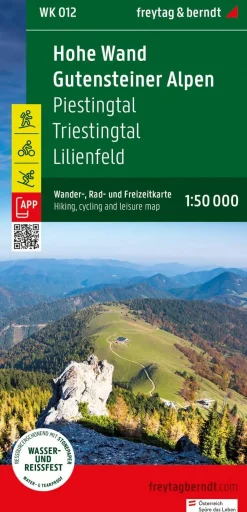 Freytag & Berndt Wandelkaarten>Wandelkaart WK012 Hohe Wand