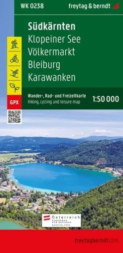 Freytag & Berndt Wandelkaarten>Wandelkaart WK0238 Süd Kärnten