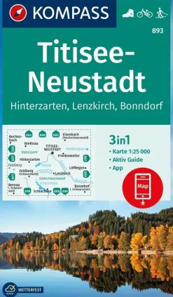 Kompass Wandelkaarten<Wandelkaart WK893 Titisee - Neustadt