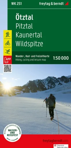 Freytag & Berndt Wandelkaarten>Wandelkaart WK251 Ötztal - Pitztal
