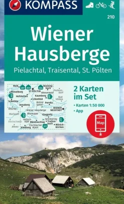 Kompass Wandelkaarten<Wandelkaart WK210 Wiener Hausberge