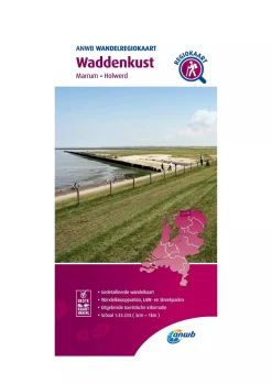 ANWB Wandelkaarten|Wandelkaarten<Wandelkaart Waddenkust