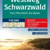 Kompass Wandelkaarten>Wander-Tourenkarte 2505 Westweg