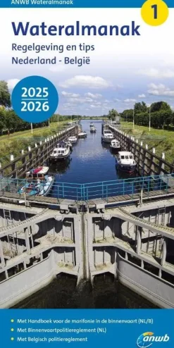 ANWB Waterkaarten|Watersportboeken>Wateralmanak deel 1 - 2025-2026