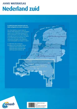 ANWB Watersportboeken|Vaargidsen<Wateratlas Nederland Zuid
