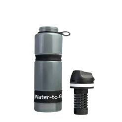 Water-to-go Wateropslag & -Zuivering>Waterfilter - Eco-Active 75cl - Zwart