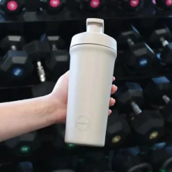 Aya&ida Wateropslag & -Zuivering|Drink- & Thermosflessen<Waterfles Shaker Bottle 750 ml Beige-Cream