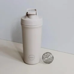 Aya&ida Wateropslag & -Zuivering|Drink- & Thermosflessen<Waterfles Shaker Bottle 750 ml Beige-Cream