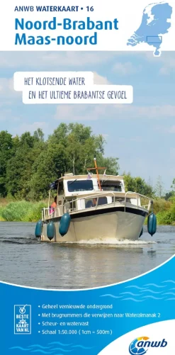 ANWB Waterkaarten>Waterkaart 16 - Noord-Brabant/ Maas-Noord