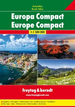 Freytag & Berndt Atlassen|Reisgidsen>Wegenatlas Europa Compact